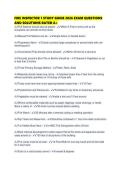 FIRE INSPECTOR 1 STUDY GUIDE 2026 EXAM QUESTIONS AND SOLUTIONS RATED