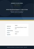 RSE4801 Assignment 1 Due 15 May 2026
