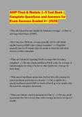 AHIP Final & Module 1&ndash;5 Test Bank &vert; Complete Questions and Answers for Exam Success Graded A&plus; &lpar;2026&rpar;