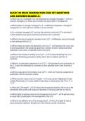 BLAW 310 MAIN EXAMINATION 2026 SET QUESTIONS AND ANSWERS GRADED
