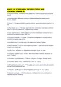 BLAW 310 STUDY GUIDE 2026 QUESTIONS AND ANSWERS GRADED