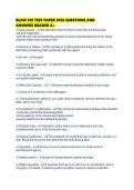 BLAW 310 TEST PAPER 2026 QUESTIONS AND ANSWERS GRADED