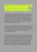 AHIP Final & Module 1&ndash;5 Test Bank &vert; Complete Questions and Answers Graded A&plus; Guaranteed Pass &lpar;2026&rpar;