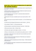 IDAHO REAL ESTATE MAIN EXAMINATION SET QUESTIONS AND ANSWERS GRADED