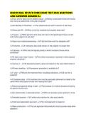 IDAHO REAL ESTATE CORE EXAM TEST 2026 QUESTIONS AND ANSWERS GRADED