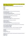 IDAHO REAL ESTATE EVALUATION 2026 EXAM QUESTIONS AND ANSWERS GRADED