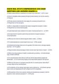 IDAHO REAL ESTATE COMPREHENSIVE 2026 EXAM QUESTIONS AND ANSWERS GRADED