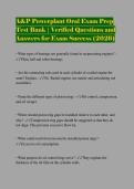 A&P Powerplant Oral Exam Prep Test Bank &vert; Verified Questions and Answers for Exam Success &lpar;2026&rpar;