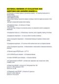 MATERNAL NEWBORN ATI EVALUATION 2026 QUESTIONS AND ANSWERS GRADED