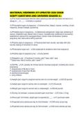 MATERNAL NEWBORN ATI UPDATED 2026 EXAM SCRIPT QUESTIONS AND ANSWERS GRADED