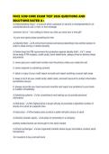 FHCE 3200 CORE EXAM TEST 2026 QUESTIONS AND SOLUTIONS RATED