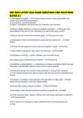 DEP 2004 LATEST 2026 EXAM QUESTIONS AND SOLUTIONS RATED