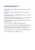 ICA Study Guide Pt&period; 17 Questions and Answers &vert; 2026 Update &vert; 100&percnt; Correct&period;