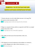 StraighterLine BIO 101 Test Bank &ndash; Complete Exam Questions & Answers