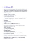 CardioResp ICA Questions With 100&percnt; Correct Answers&period;