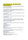 XINNIX CORE EXAM TEST 2026 QUESTIONS AND SOLUTIONS RATED