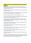 XINNIX LATEST 2026 EXAM QUESTIONS AND SOLUTIONS RATED