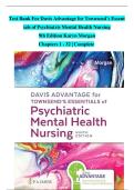 Essentials of Psychiatric Mental Health Nursing 9th Edition Morgan Townsend Test Bank&colon; 1000&plus; Practice Questions & Answers