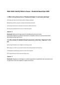WGU D184&colon; Identify What to Assess - Standards-Based Quiz 2026