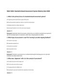 WGU D184&colon; Standards-Based Assessment System Mastery Quiz 2026