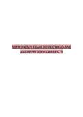 ASTRONOMY FINAL EXAM BUNDLE&lpar;COMPLETE PACKAGE DEAL&rpar;QUESTIONS AND ANSWERS 100&percnt; CORRECT