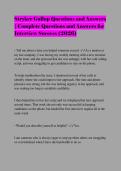 Stryker Gallup Questions and Answers &vert; Complete Questions and Answers for Interview Success &lpar;2026&rpar;