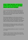 Stryker Gallup Questions and Answers &vert; Verified Interview Questions with Model Answers and Proven Strategies
