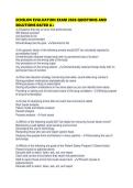ECHELON EVALUATION EXAM 2026 QUESTIONS AND SOLUTIONS RATED