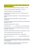 ECHELON UPDATED 2026 EXAM SCRIPT QUESTIONS AND SOLUTIONS RATED