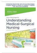 Test Bank for Davis Advantage for Understanding Medical-Surgical Nursing 7th Edition by Williams & Hopper &vert; Complete Chapter Solutions for LPN&sol;LVN Students