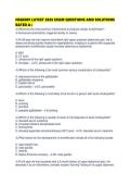 NSG6001 LATEST 2026 EXAM QUESTIONS AND SOLUTIONS RATED