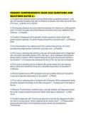 NSG6001 COMPREHENSIVE EXAM 2026 QUESTIONS AND SOLUTIONS RATED