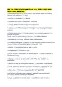 MA 700 COMPREHENSIVE EXAM 2026 QUESTIONS AND SOLUTIONS RATED