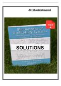 Solutions Manual for Simulations of Oscillatory Systems &lpar;1st Edition by Butikov&rpar; &ndash; Complete Worked Solutions