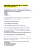 NDHCE MAIN EXAMINATION 2026 SET QUESTIONS AND SOLUTIONS RATED