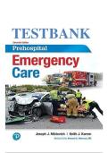 Test Bank for Prehospital Emergency Care 11th Edition by Joseph J&period; Mistovich&comma; Keith J&period; Karren & Brent Hafen &vert; ISBN 9780134704456 &vert; Complete Guide A&plus; Verified Questions & Answers