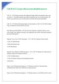 CDCR SGT&period; Exam with accurate detailed answers