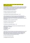 NDHCE STUDY GUIDE 2026 EXAM QUESTIONS AND SOLUTIONS RATED