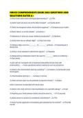 NDHCE COMPREHENSIVE EXAM 2026 QUESTIONS AND SOLUTIONS RATED