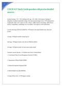 CDCR SGT Study Guide question with precise detailed answers