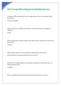 SGT&period; Exam 2026 with precise detailed answers