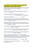 FAA AIRCRAFT DISPATCHER CORE EXAM 2026 TEST QUESTIONS AND SOLUTIONS RATED