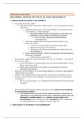 Samenvatting -  Inleiding tot de politionele organisatie