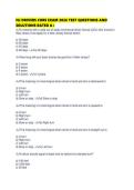 NJ DRIVERS CORE EXAM 2026 TEST QUESTIONS AND SOLUTIONS RATED