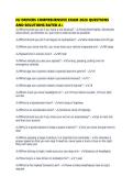 NJ DRIVERS COMPREHENSIVE EXAM 2026 QUESTIONS AND SOLUTIONS RATED 