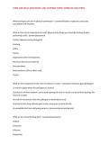 NURS 1160 FINAL QUESTIONS AND ANSWERS WITH COMPLETE SOLUTION&period;