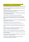 COLORADO REAL ESTATE MAIN EXAMINATION 2026 EXAM QUESTIONS AND SOLUTIONS RATED