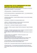 COLORADO REAL ESTATE COMPREHENSIVE 2026 EXAM QUESTIONS AND SOLUTIONS RATED 