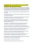 COLORADO REAL ESTATE UPDATED 2026 EXAM SCRIPT QUESTIONS AND SOLUTIONS RATED