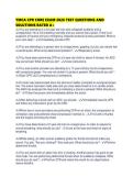 YMCA CPR CORE EXAM 2026 TEST QUESTIONS AND SOLUTIONS RATED